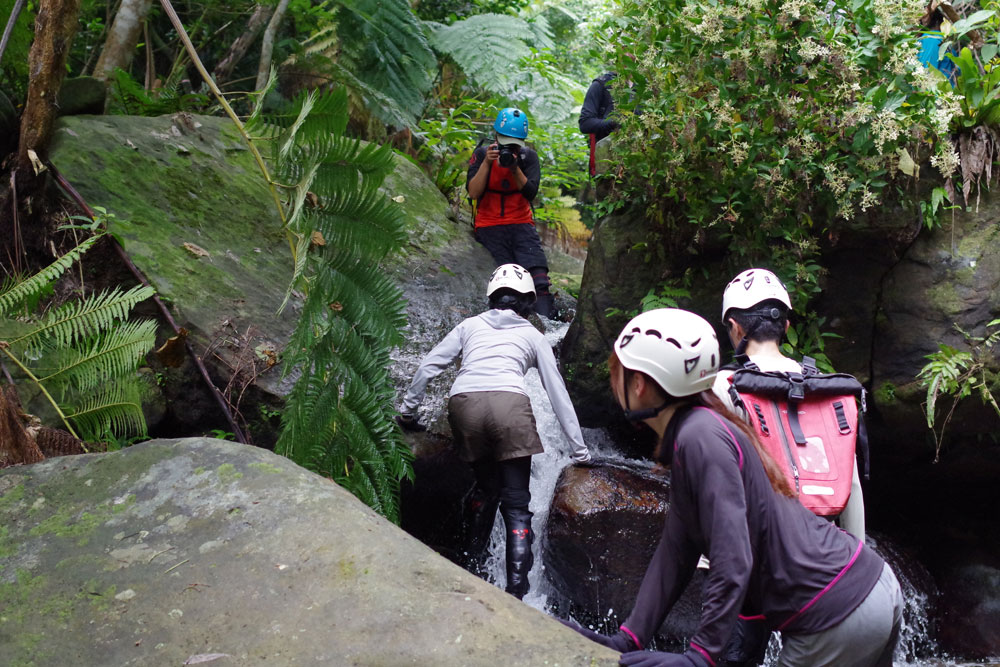 西表島の滝とキャニオニングと洞窟を巡る旅
