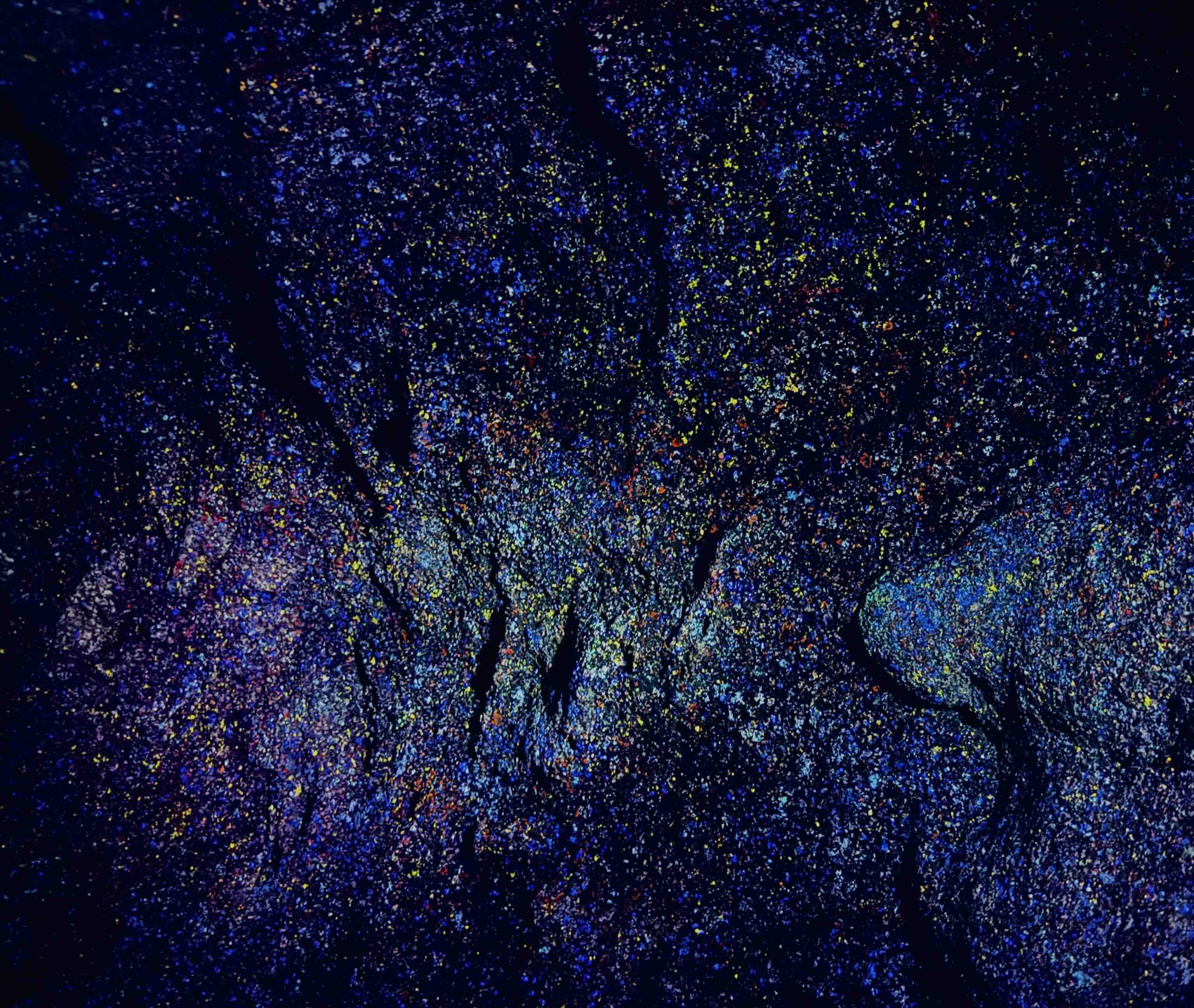 まるで宇宙の美しさの放線菌